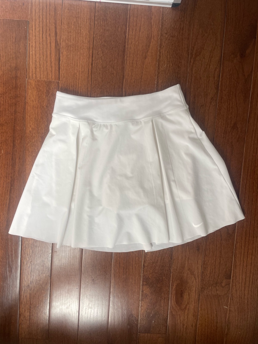 Nike White Performance Tennis Skort with Mini Swoosh